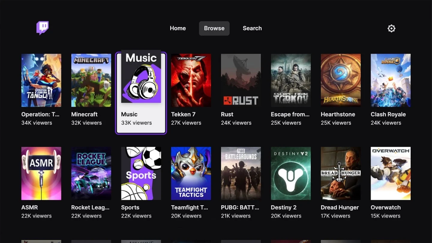 Twitch: Live Streaming app store screenshot 18 — Entertainment (Android)
