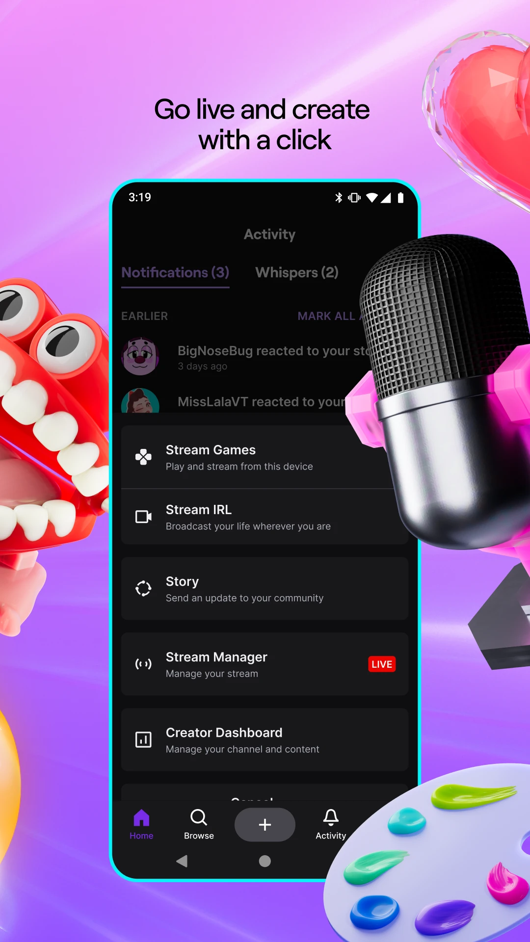 Twitch: Live Streaming app store screenshot 5 — Entertainment (Android)