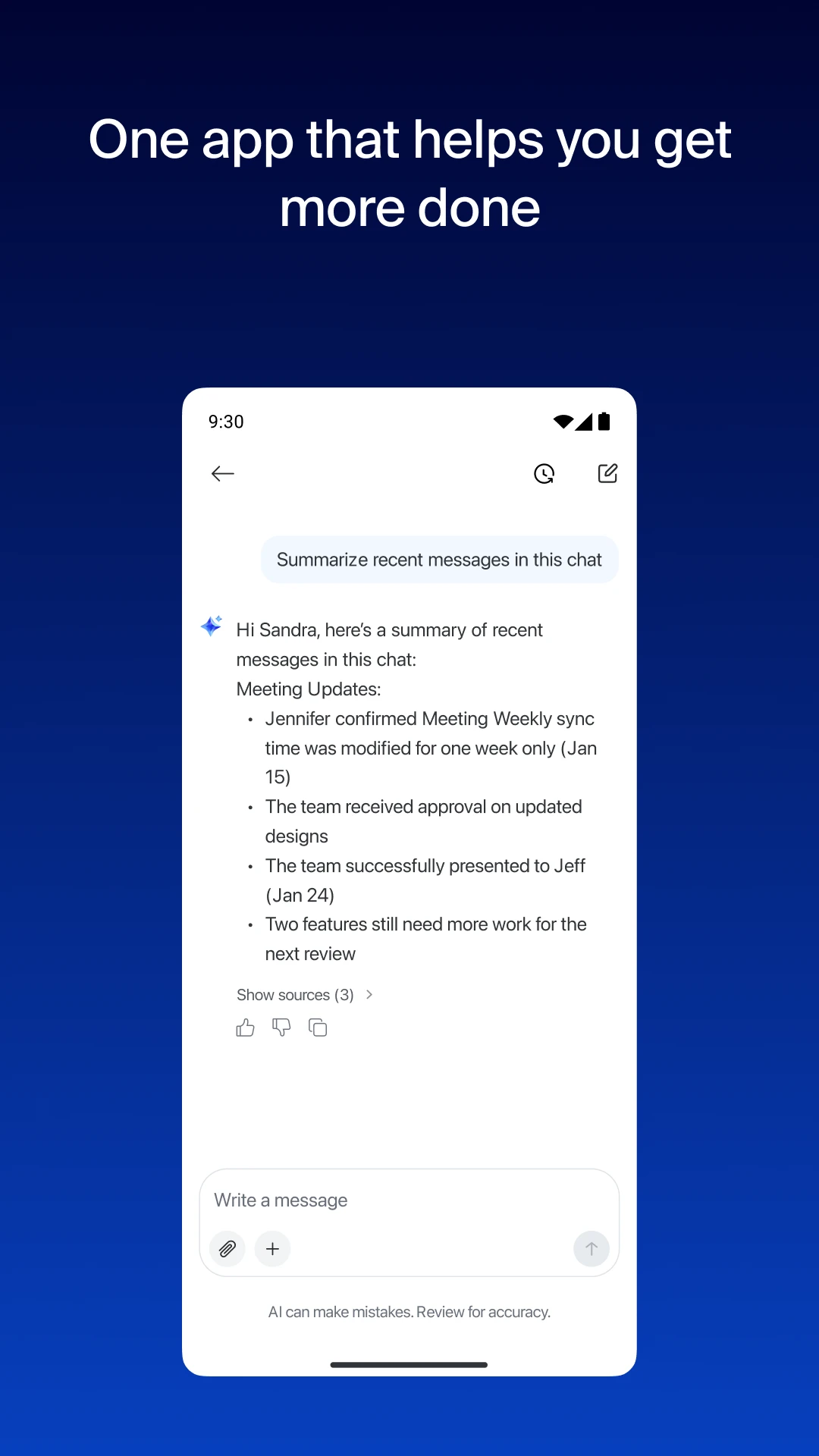 Zoom Workplace app store screenshot 2 — Business (Android)