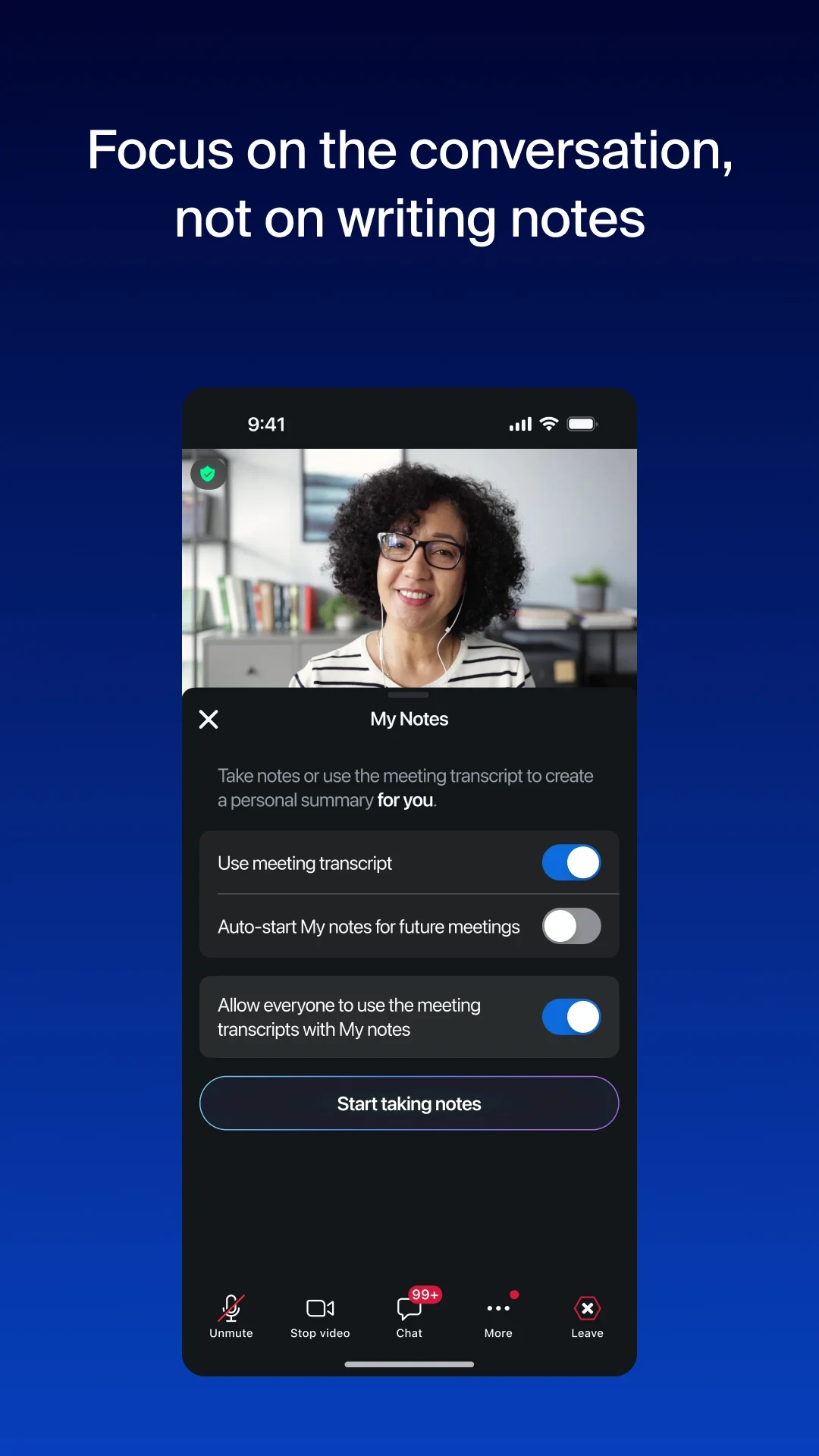 Zoom Workplace app store screenshot 3 — Business (Android)