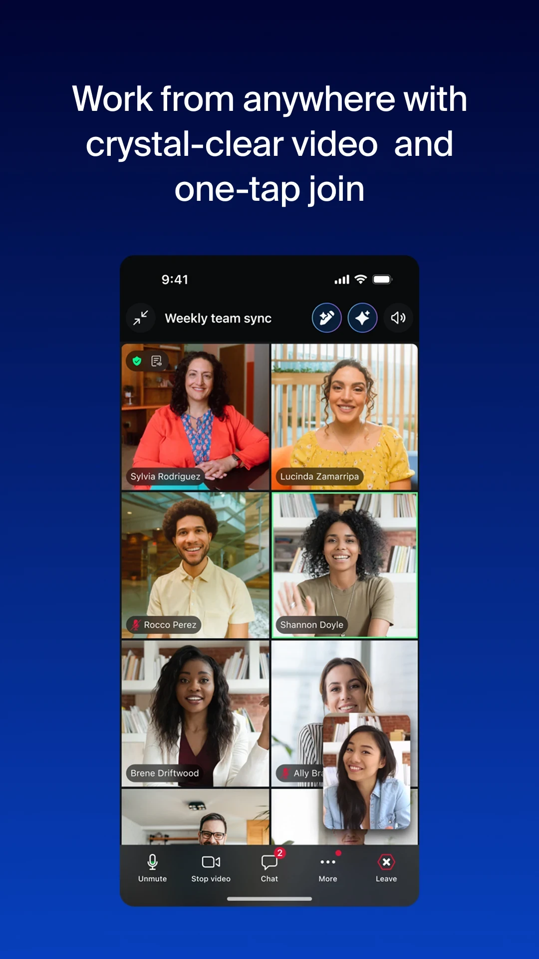 Zoom Workplace app store screenshot 4 — Business (Android)